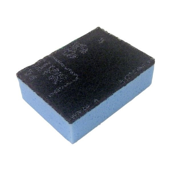 （まとめ）キクロン スポンジたわし キクロンC ブルー[x10セット]