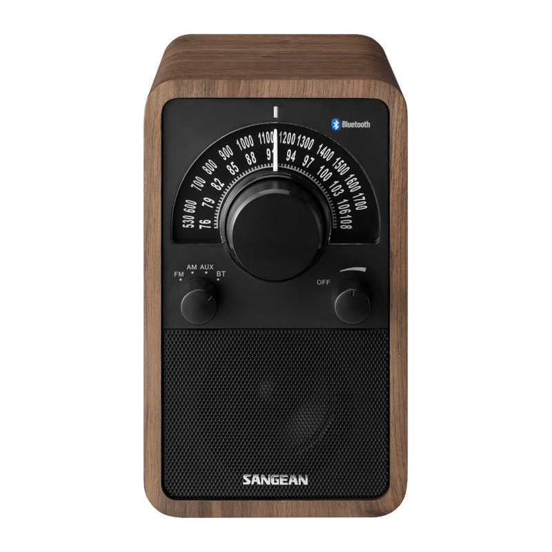 SANGEAN　ブルートゥーススピーカー　WR-304WALNUT-BLACK