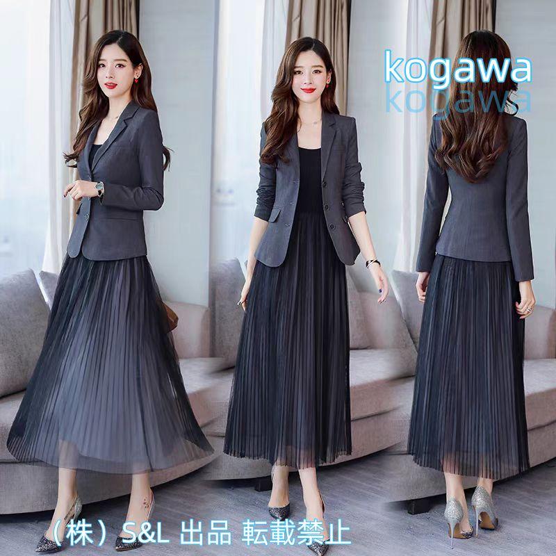 2025新品 数量限定 ママスーツ レディース ワンピース 2点セット セレモニー フォーマル 母親 入園 入学式 卒業 卒園式 株式会社S＆L 七五三 女性 ジャケット 結婚式 謝恩会 短納期