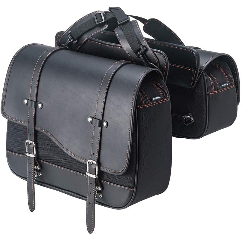 ナンカイ NANKAI フリー ジャーニー バッグ RD8009 ブラック/オレンジステッチ