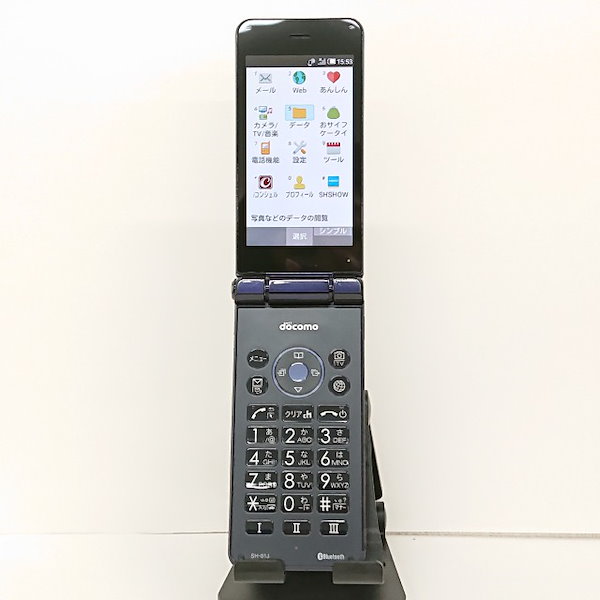 中古 AQUOS ケータイ本体 SH-01J docomo ブラック - スマートフォン本体