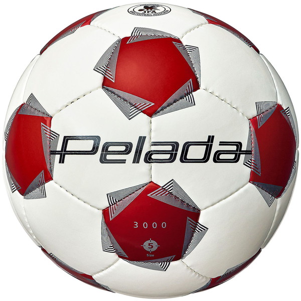 モルテン molten ペレーダ 3000 5 号白赤 サッカー ボール5号 F5K3000WR