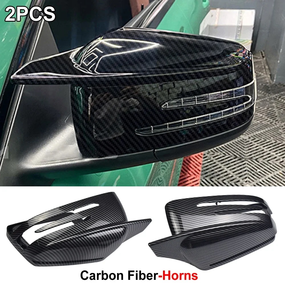 メルセデスベンツ W204 E W212 W176 W246 CLS C218 GLA X156 用 リアビューミラー カップ ウィング サイドミラーカバー パフォーマンス カーアクセサリー 輸入品