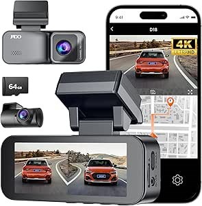 JADO ドライブレコーダー ミラー型 小型ドライブレコーダー 前後カメラ