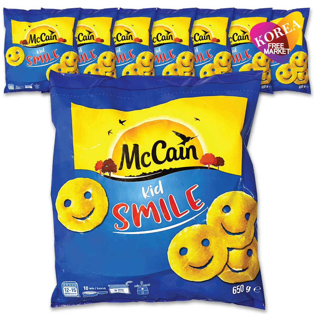 スマイルポテト8袋セット 650g / 惣菜 お弁当 かわいい おかず マッシュドポテト フレンチフライポテト