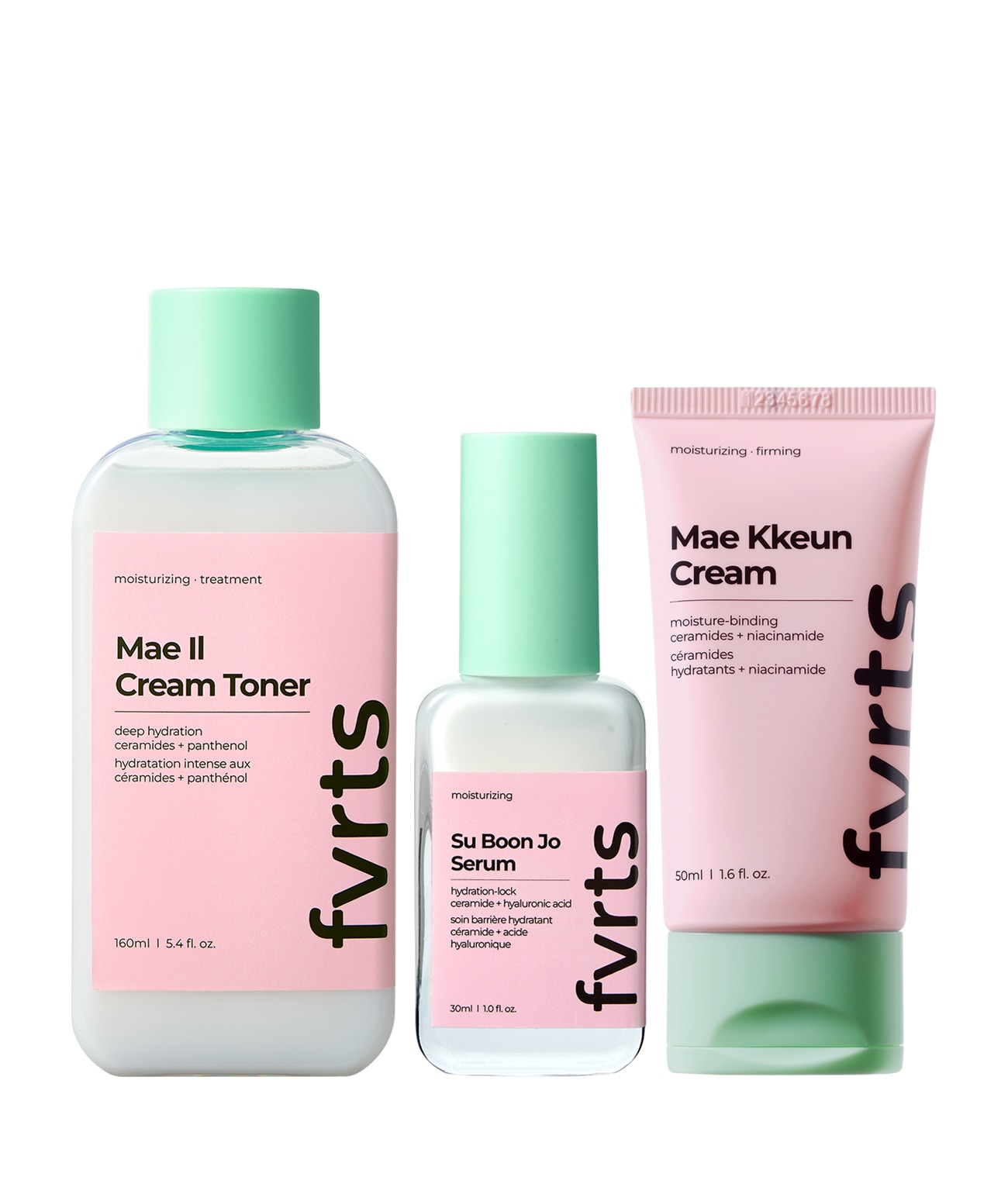 my favorites set (toner 160ml + serum 30ml + cream 50ml)
