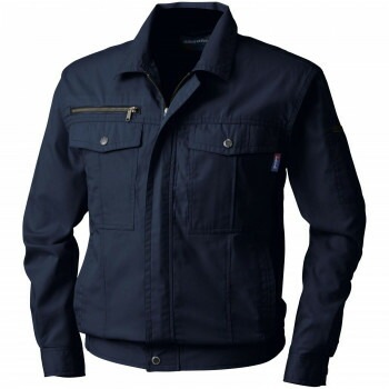 桑和 613 長袖ブルゾン 6Lサイズ ネイビー（1） Absolute GEAR