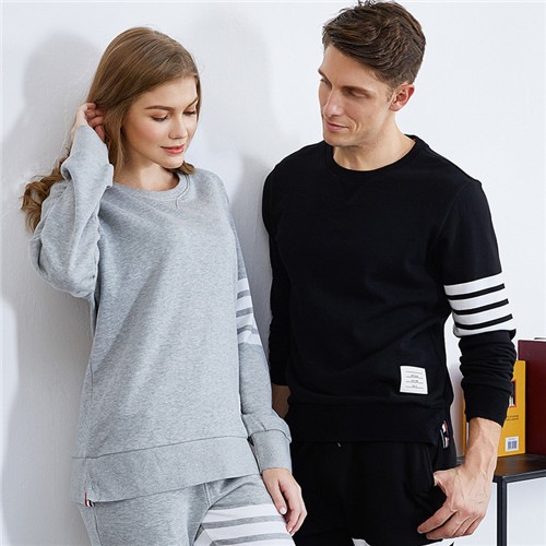 灰色 ペア ボーダー 服 おしゃれ 旅行 黒 長袖 秋 カップル フード付き レディース 春 プレゼント恋人 パーカー 普通着 シャツ 新婚旅行 お揃い服 ペアルック メンズ プレゼント お揃い 学生