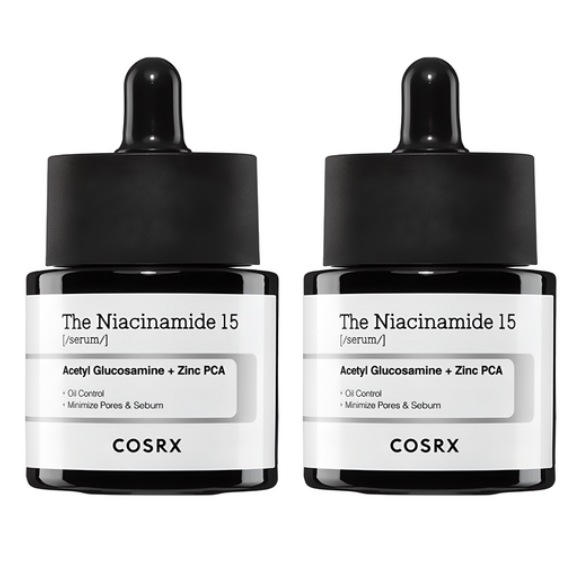 ザ ナイアシンアミド15セラム 20ml 2個 高濃度ナイアシンアミド15パーセント 敏感肌対応 高吸収処方 ベタつかない感触 皮脂ケア 毛穴ケア 保湿成分NAG＋亜鉛PCA配合 エッセンスセラムアン