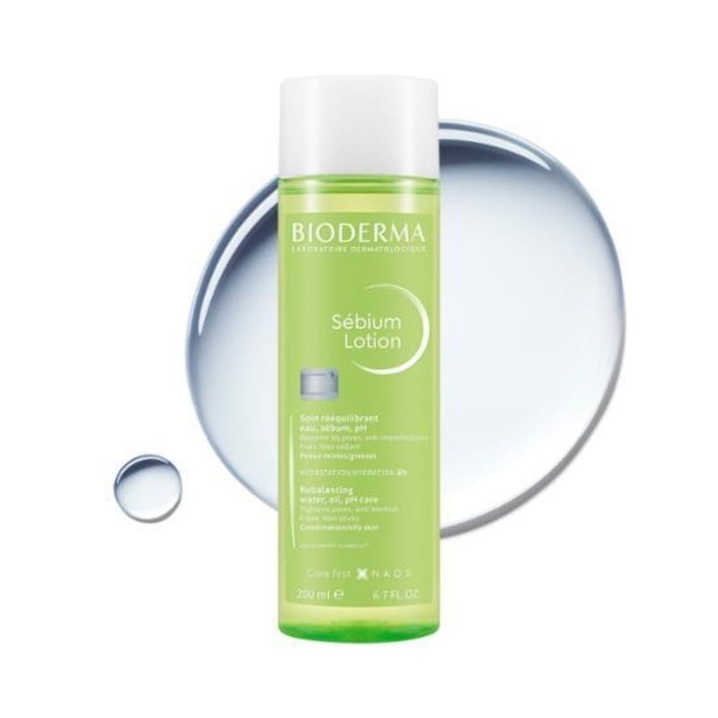 バイオデルマ セビウム ローション 200ml 皮脂バランス 水分補給 pHケア 敏感肌用皮膚科学 保湿トナー 皮脂コントロール 水分バリア