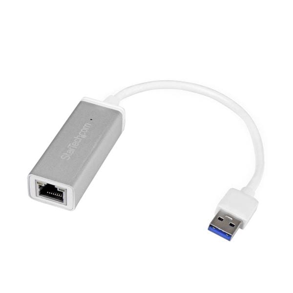 StarTech.com USB3.0-ギガビットイーサネット有線LANアダプタ 10/100/1000Mbps対応 シルバーUSB31000SA 1個