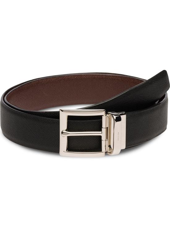 PRADA Men Belts 2CC004 053 F00XF NERO BRUCIATO