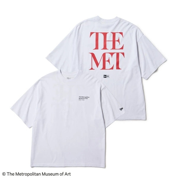 NEWERA 半袖 オーバーサイズド コットン Tシャツ The Met ホワイト　白 半袖 トップス メンズ 男性 スポーツ ストリート ブランド NEW ERA アパレル