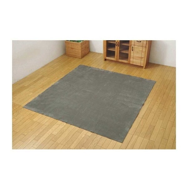 1280050131003 ラグ カーペット 4.5畳 洗える 無地 イーズ グレー 220×320cm メーカー直送