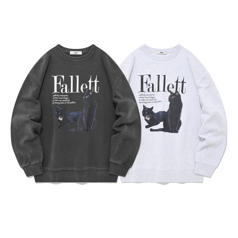 [Astro ムンビン 着用] DEUX NERO SWEATSHIRT 韓国 アイドル 秋 冬 レディース メンズ