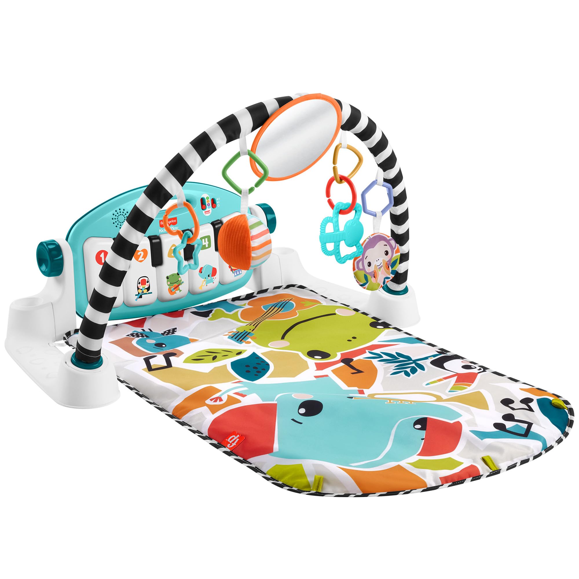 フィッシャープライス(fisher price) あんよでキック! 感覚が育つ4WAYバイリンガル・ピアノジム 赤ちゃん・幼児おもちゃ 室内遊具 ベビージム ・ プレイマット ・ 英語 ・ 外国語 0