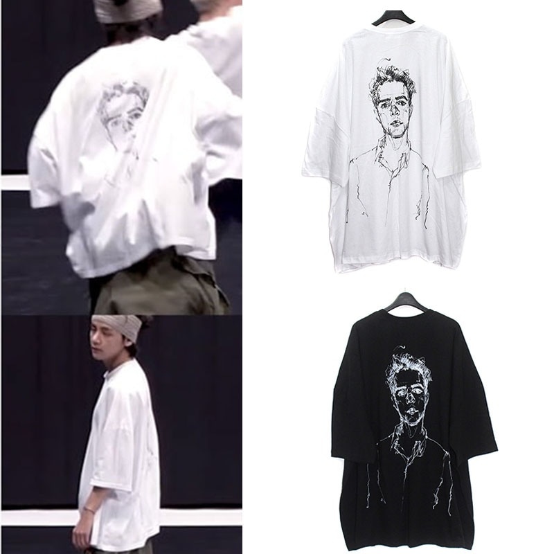 【BTS ｖテテ着用】 当店特典/menface giant overbox shirt 半袖Tシャツ 5,790円
