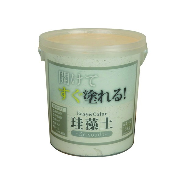 ワンウィル EASY&COLOR珪藻土5KG ホワイト
