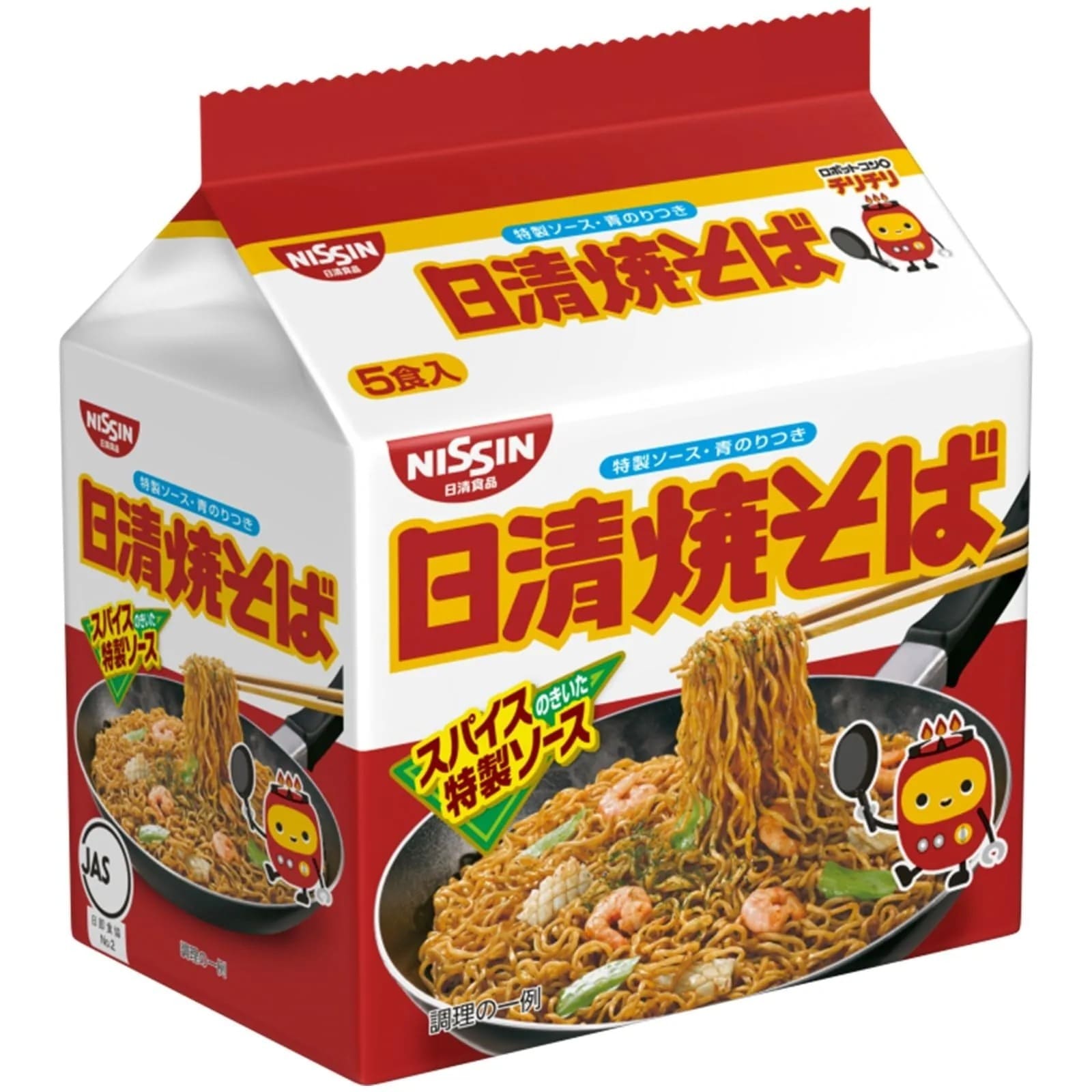日清焼そば 5食パック 日清食品 インスタント 袋麺 焼きそば (1食100g×5袋)×6個 4,201円