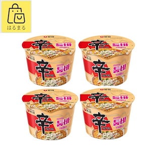 NEW 辛ラーメントゥンバクン茶碗麺113g4個