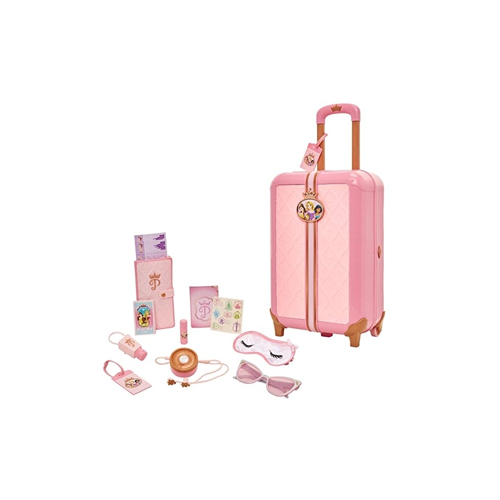 ディズニー プリンセス トラベル スーツケース プレイセット 女の子用 荷物タグ付き スタイル コレクション 17 ごっこ遊び