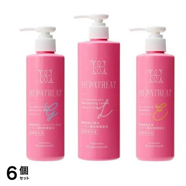 ヘパトリート 薬用保湿 オールインワンジェル 230g &化粧水 380mL＆乳液 230g 6個セット
