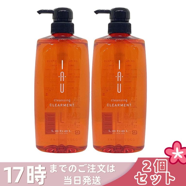 【2個セット】ルベル IAU イオ クレンジング クリアメント シャンプー 600ml