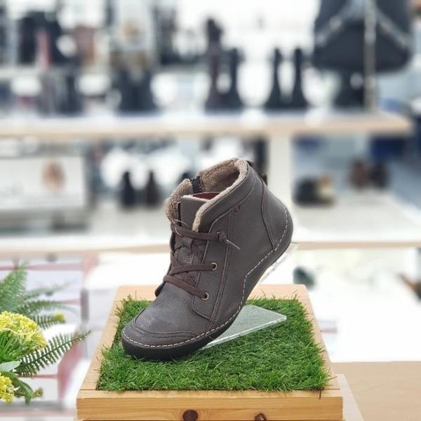 セーブゾーン04 女性コンフォートカジュアルハイトップミンク防寒ブーツ ダークブラウン SOFGJNHVJ (S42325278)