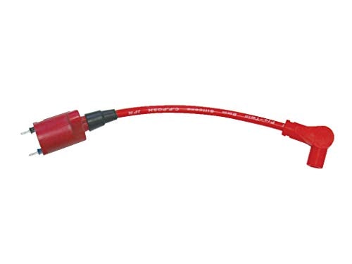 C.F.POSH レーシングイグニッションコイル赤*スピードプロツインコード赤 NSR50 NSR8