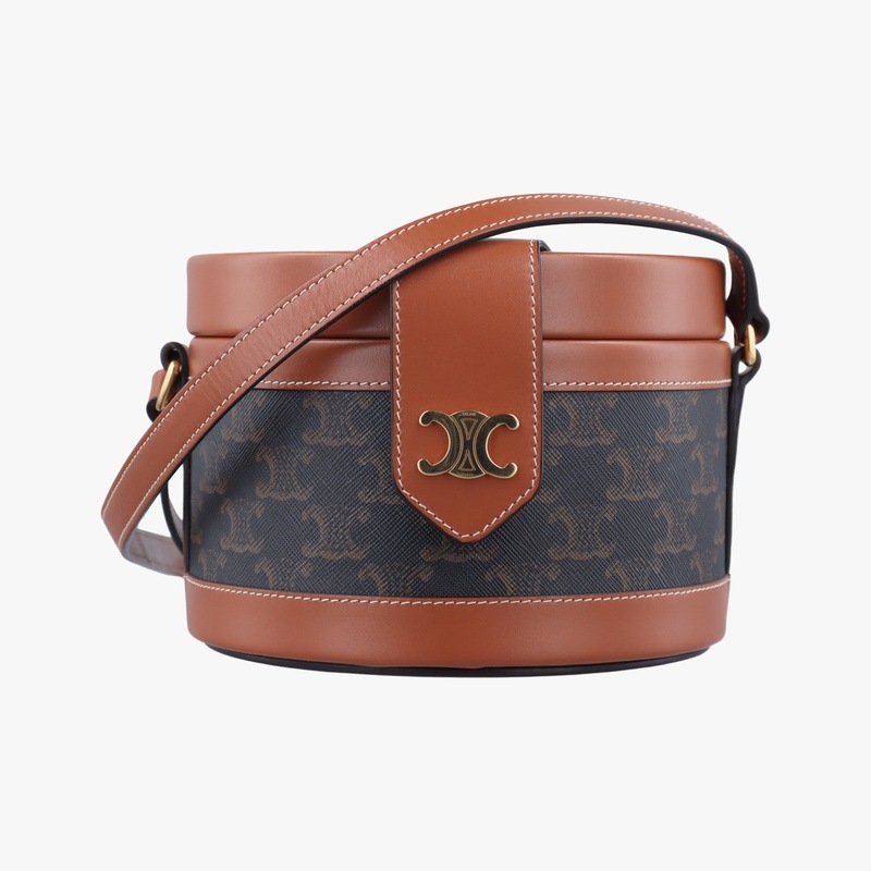 タンブール トリオンフブラウンPVCコーティングキャンバスW-GM-3270中古