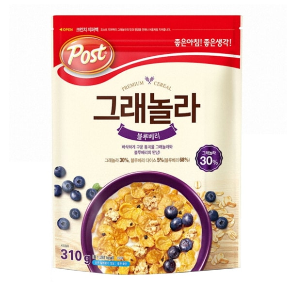 ポスト/ブルーベリーグラノーラ/310gx6 5,572円
