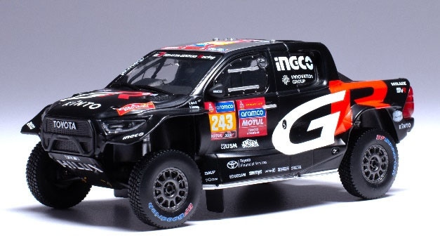 イクソ 1/43 トヨタ GR DKR HILUX EVO T1U 2024年 ダカールラリー #243【RAM931】 ミニカー RAM931 トヨタGR EVO T1U 2024 ダカールラリー