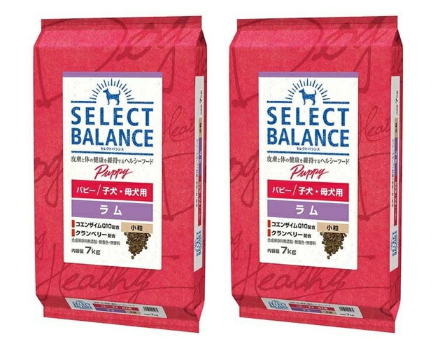 セレクトバランス パピー ラム 小粒 子犬母犬用 7kg 2個セットドライフード