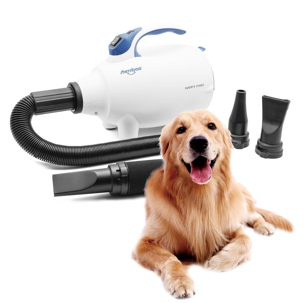 高速プロフェッショナル 猫犬ペット用 グルーミングヘアードライヤー ブロワー(PBD-701H)