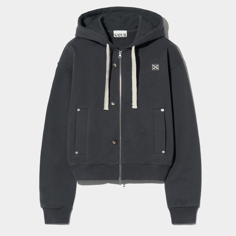 [12カラー] NEW Teo Cotton All Day Hood Zip-up -(WS/M/L/XL)
