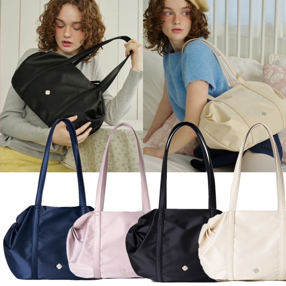 [韓国ベストグッズ] Aurora Shirring Bag (4色)