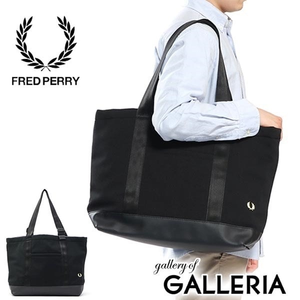 FRED PERRY フレッドペリー トートバッグ f9263-blk.jpg