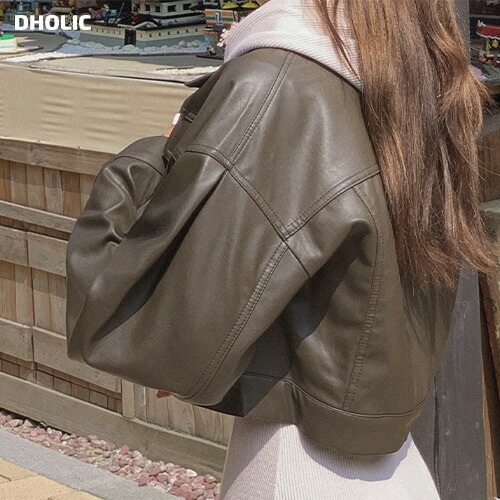 [メガ割りSALE]アウトポケットエコレザージャケット