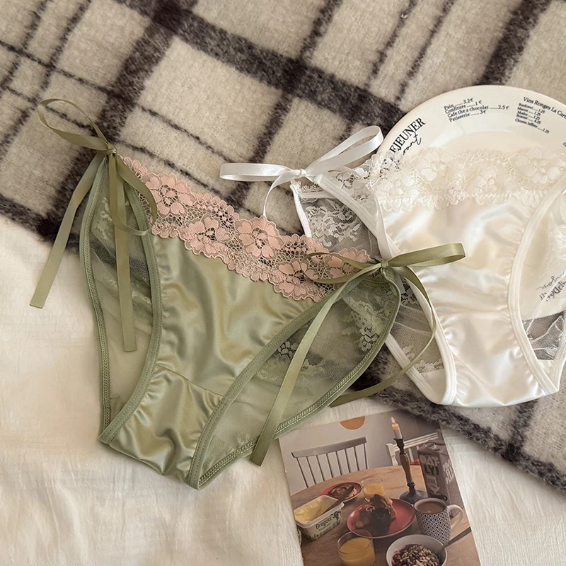 【1点ご購入 で10点プレゼントいたします】レースの女性用パンツ純綿股間付き低ウエスト通気性快適少女用パンツ
