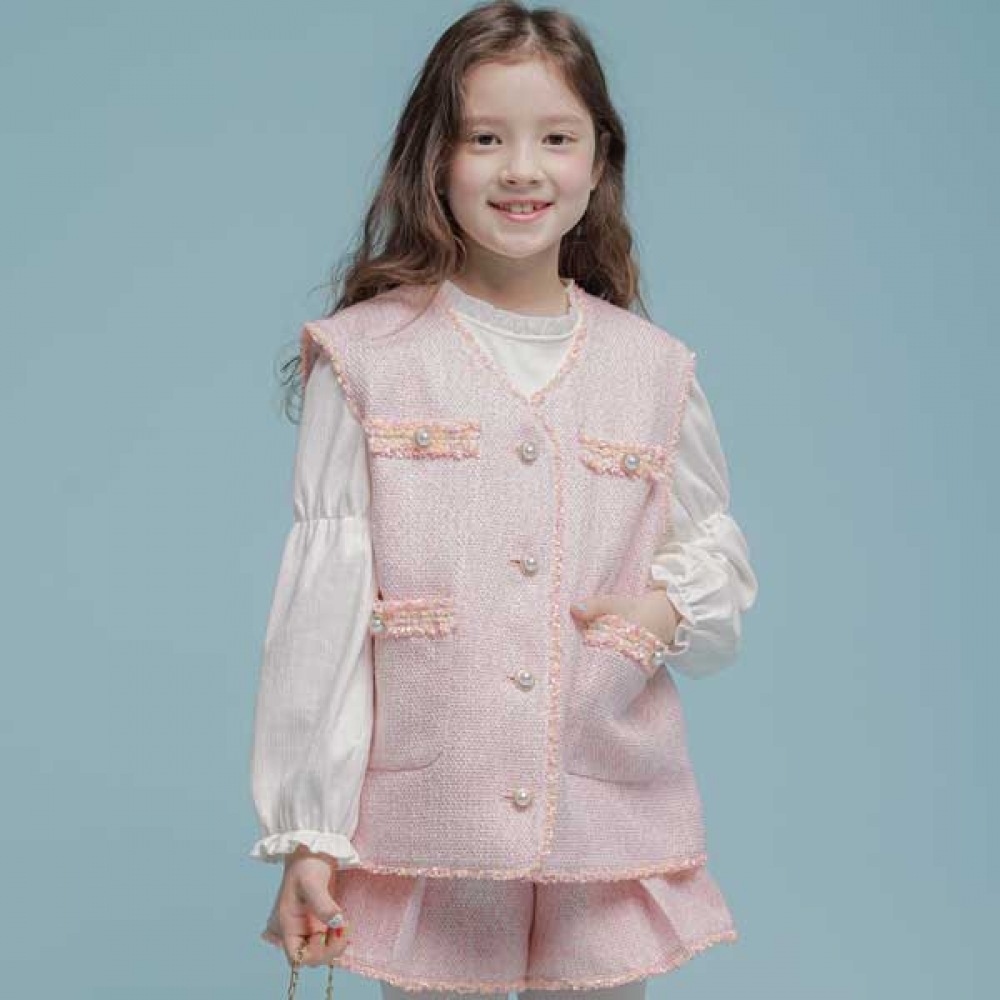 アイラブジェイ N.ブリジットツイードベスト JVSOU64