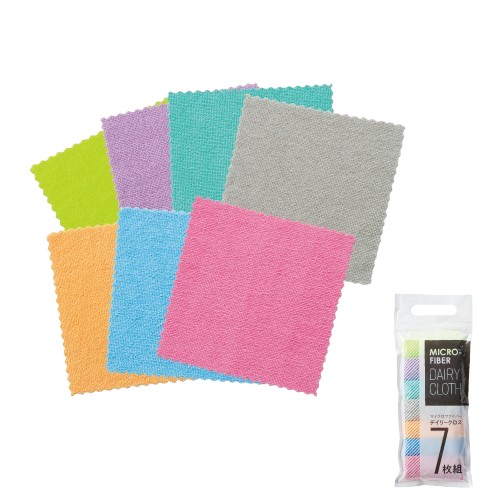 マイクロファイバークロス 7枚入×120個セット 業務用 ふきん 吸水速乾 掃除クロス ノベルティ 配布用 まとめ買い 掃除グッズ キッチン 車 家庭用