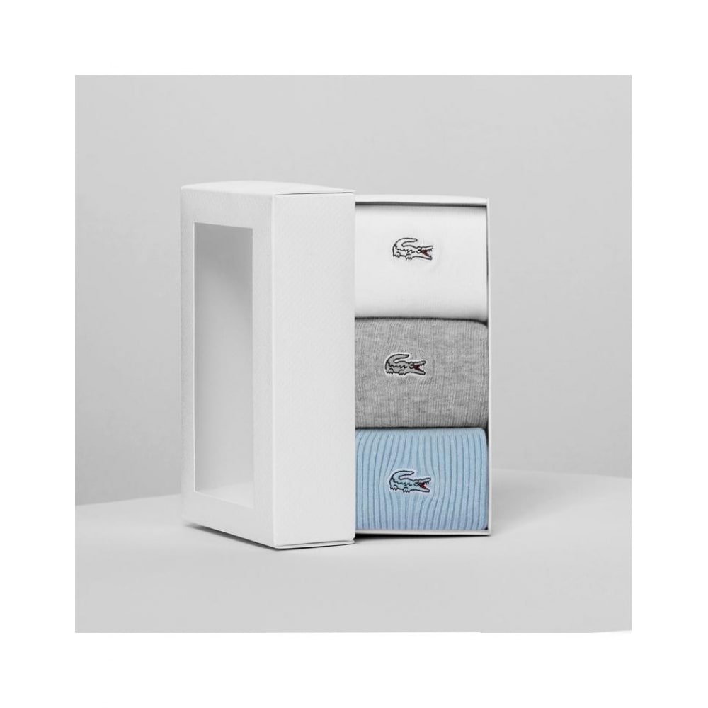 ラコステレディーストリプルバンドルソックス RA223B-55G 001