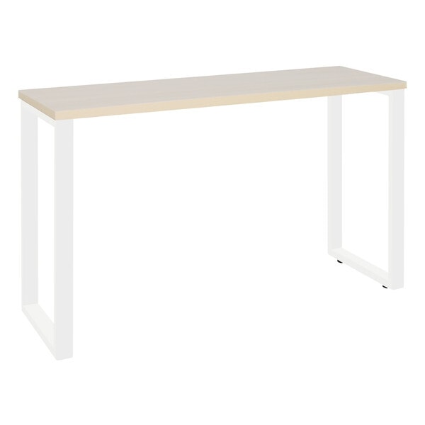 法人限定 カグクロ ALT-1204SD-WH-LW ALetto サイドデスクW1200 ホワイトフレーム*ライトウッド メーカー直送