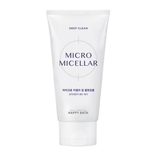 ハッピーバス マイクロ ミセラ ディープ クレンジングフォーム 120ml(知性) x 5個 6,179円