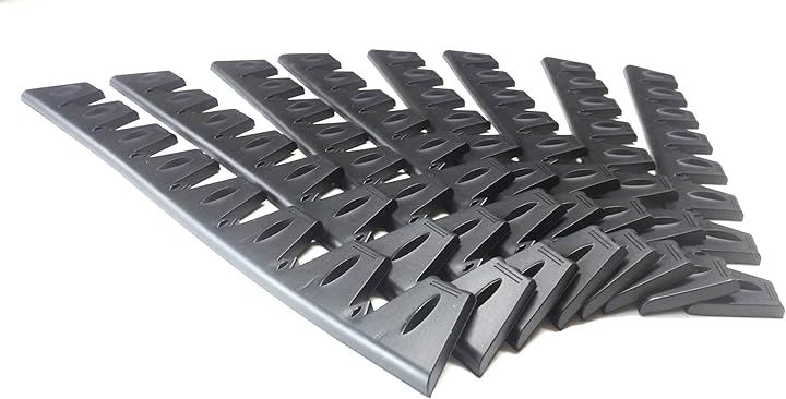 ボルテックスジェネレータ シェブロン形状 実効空力デバイス ディフューザー(ブラック8本)