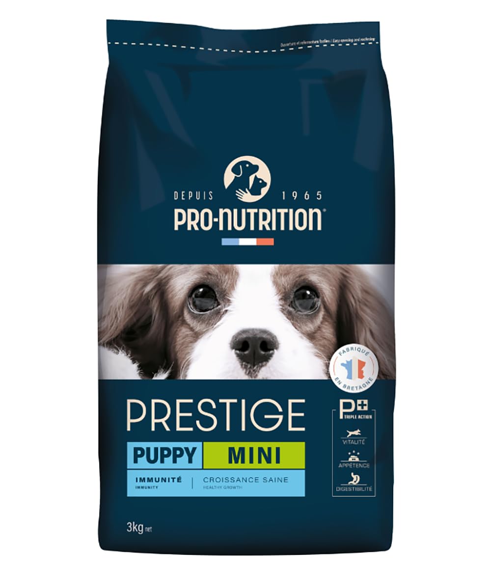【全国送料無料】 フランス産 プレスティージ 犬用 パピー小粒（プロニュートリション） (3kg)