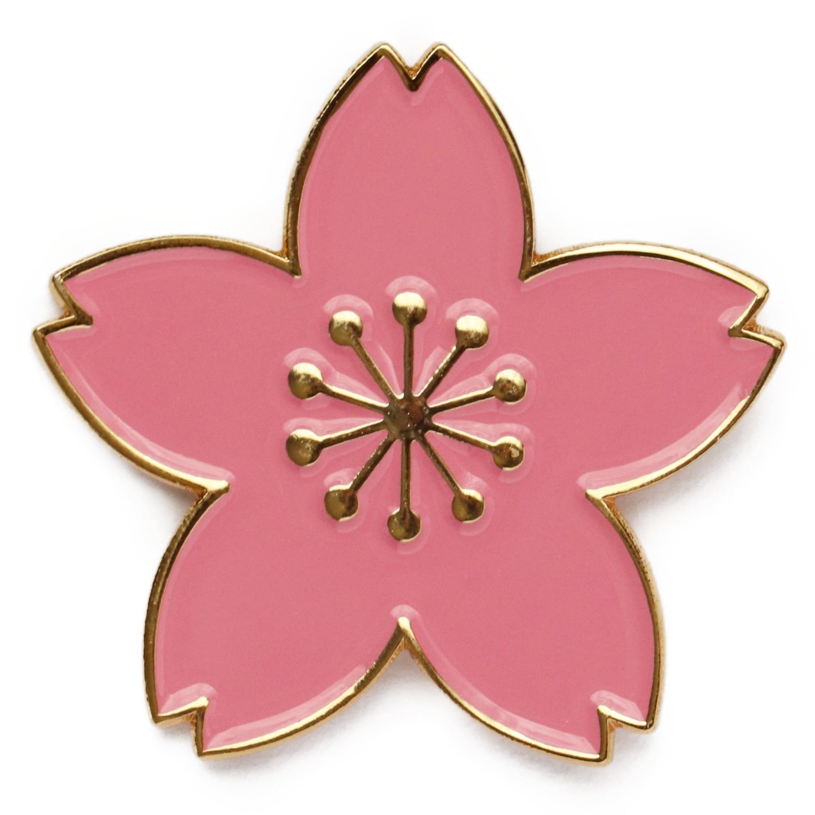 Qoo10] SunAge 桜 ピンバッジ 桜の花びらをデザインした
