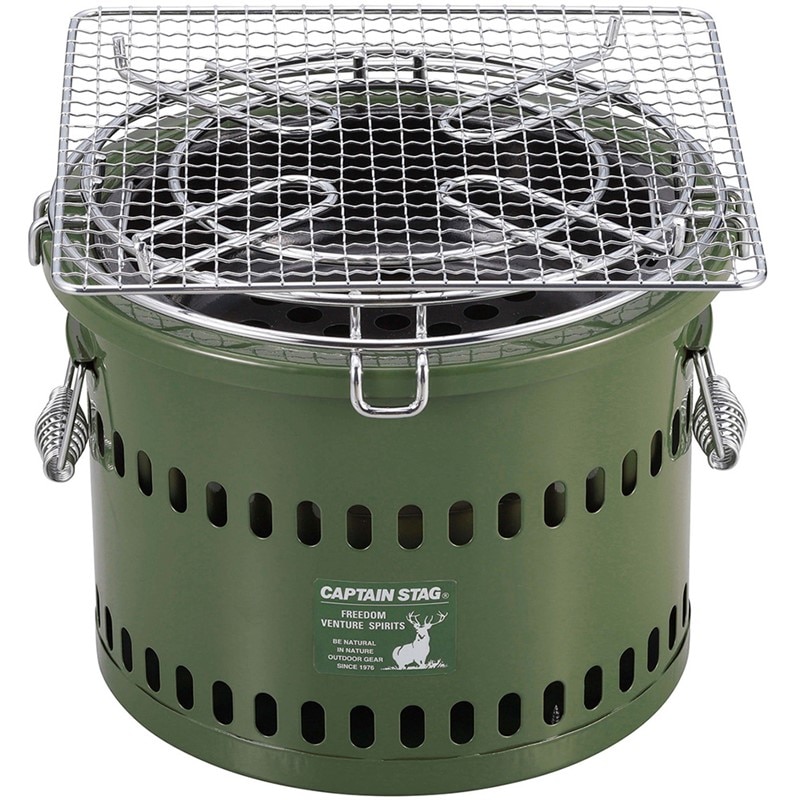 ポータブル スイレイシチリン オリーブ アウトドアBBQコンロ (ug0090)