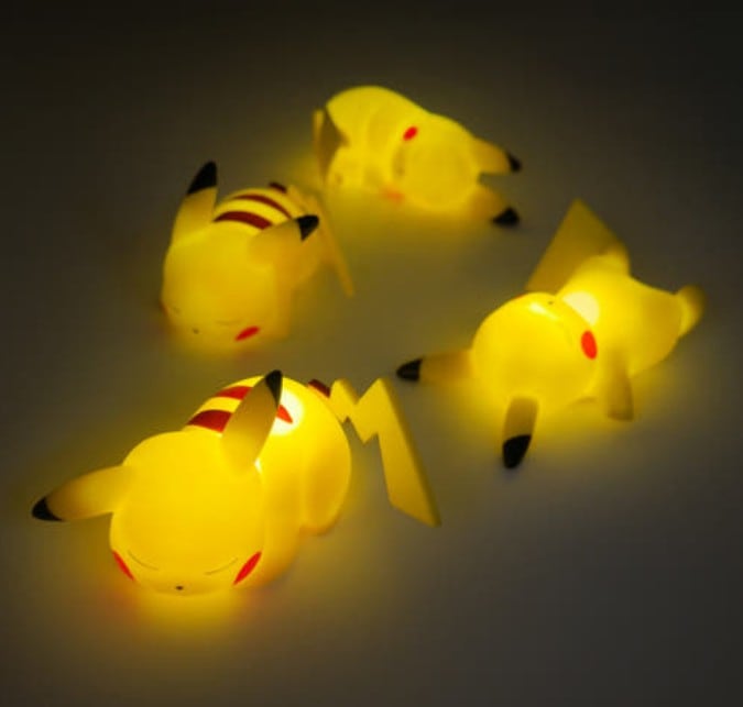 ポケットモンスター ピカチュウ ミニムード灯 4点セット