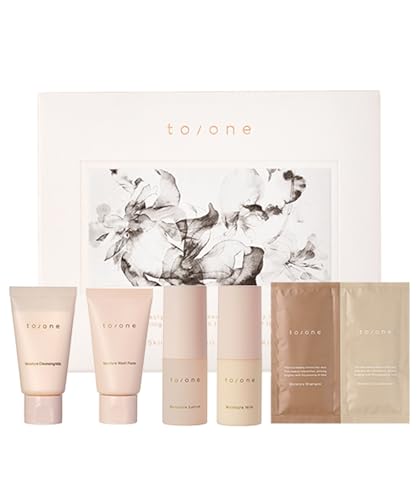 to/one(トーン) スキンケア＆ヘアケア トライアルキット クレンジング 洗顔料 化粧水 乳液 シャンプー コンディショナー